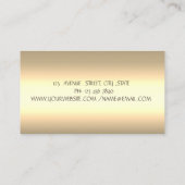 Elegante  Cake Mixer Bloemenbakkerij Visitekaartje (Achterkant)