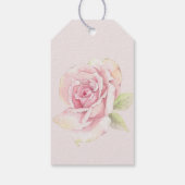 Elegante cake pastelschrift lettertype bruidsdouch cadeaulabel (Achterkant)