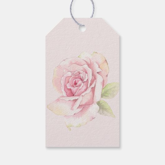 Elegante cake pastelschrift lettertype bruidsshowe cadeaulabel (Achterkant)