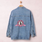 Elegante Cake Poppen Silhouet Promotioneel Denim Jacket (Hangar)