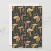 Elegante Call Lilies Accent 80ste Verjaardag Kaart (Achterkant)