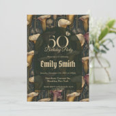Elegante Call Lilies Accent 80ste Verjaardag Kaart (Staand voorkant)