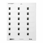 Elegante Calla Lily Bloemen 10 Etiket (Full Sheet)