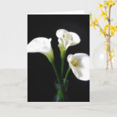 Elegante Calla Lily Bloemen 10 Kaart (Gele Bloem)