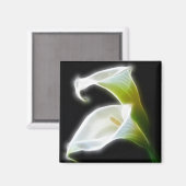 Elegante Calla Lily Bloemen 8 Modern Magneet (Voorkant / Achterkant)