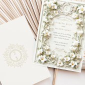 Elegante Calla Lily Wedding   details Kaart