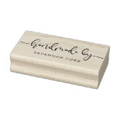 Elegante calligrafie Handgemaakt door Rubberstempel (Stempel)