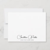 Elegante Calligrafie Script Naam Sjabloon Aangepas (Voorkant)