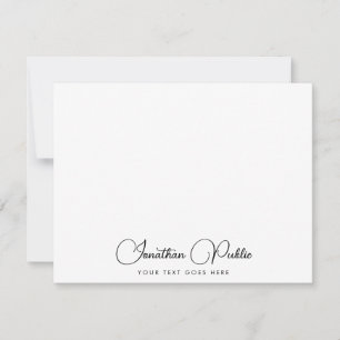 Elegante Calligrafie Script Naam Sjabloon Aangepas