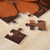 Elegante Canadese Gans William Morris Geïnspireerd Legpuzzel (Zijkant)