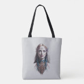 Elegante Canvas tas voor dames Stijlvol & modern w (Achterkant)