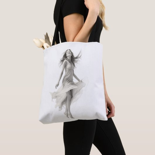 Elegante Canvas tas voor vrouwen - Stijlvol cadeau (Dichtbij)