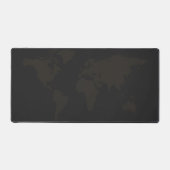 Elegante Cartografische Desk Mat voor Desks (Voorkant)