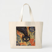 Elegante Cat Canvas tas (Voorkant)