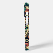 Elegante Cat Shadow & Floral telefoonhoes Case-Mate iPhone Case (Achterkant / Links)