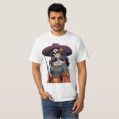 Elegante Catrina - Día de los Muertos Art T-shirt (Voorkant volledig)