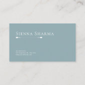 Elegante Celestial Galaxy Alcohol Ink Visitekaartje (Achterkant)