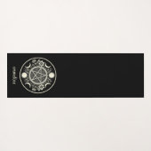 Elegante Celestial Sun Moon gepersonaliseerd Yogamat (Achterkant (horizontaal))