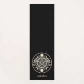 Elegante Celestial Sun Moon gepersonaliseerd Yogamat (Voorkant)
