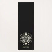 Elegante Celestial Sun Moon gepersonaliseerd Yogamat (Achterkant)