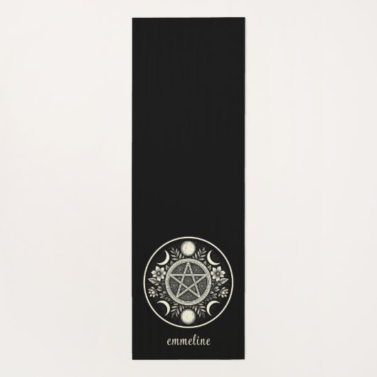 Elegante Celestial Sun Moon gepersonaliseerd Yogamat (Achterkant)