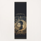 Elegante Celestial Sun Moon gepersonaliseerd Yogamat (Voorkant)