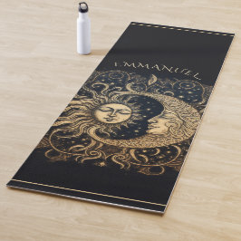 Elegante Celestial Sun Moon gepersonaliseerd Yogamat