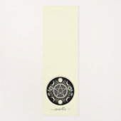 Elegante Celestial Sun Moon gepersonaliseerd Yogamat (Voorkant)
