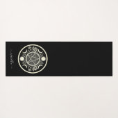 Elegante Celestial Sun Moon gepersonaliseerd Yogamat (Achterkant (horizontaal))