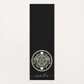 Elegante Celestial Sun Moon gepersonaliseerd Yogamat (Voorkant)