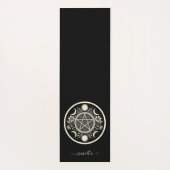 Elegante Celestial Sun Moon gepersonaliseerd Yogamat (Achterkant)