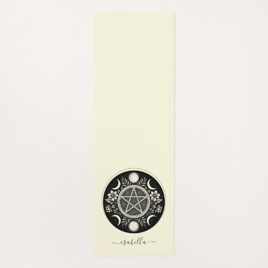 Elegante Celestial Sun Moon gepersonaliseerd Yogamat (Achterkant)