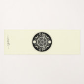 Elegante Celestial Sun Moon gepersonaliseerd Yogamat (Voorkant (horizontaal))