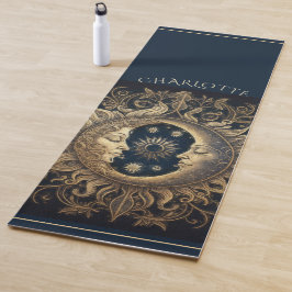 Elegante Celestial Sun Moon gepersonaliseerd Yogamat