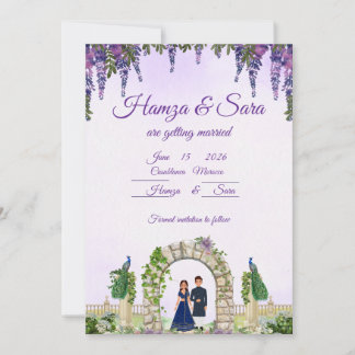 Elegante Chalkboard bruiloft uitnodiging | Floral 