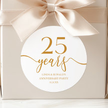 Elegante Champagne 25e trouwjubileum