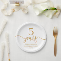 Elegante Champagne 5e bruiloft Jubileum