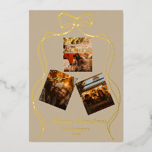 Elegante Champagne Beige Goud Folie Foto
