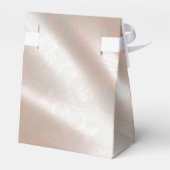 Elegante Champagne bruiloft Bedankdoosjes (Achterkant)