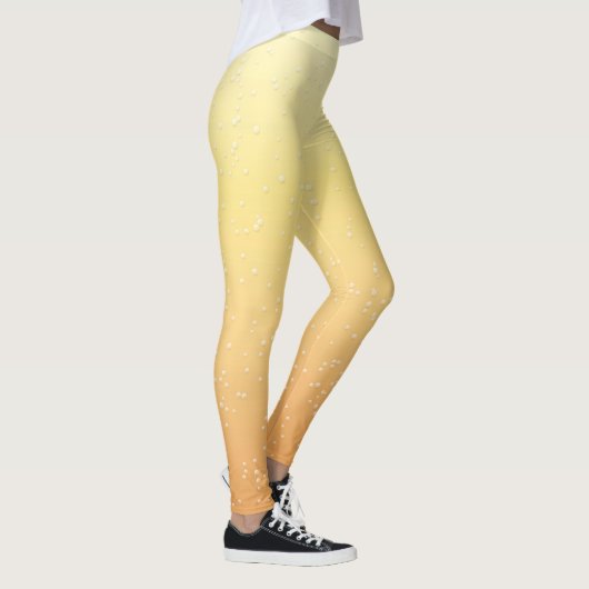 Elegante Champagne Bubbel Leggings (Rechts)