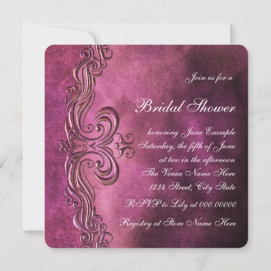 Elegante Champagne en Cupcake Vrijgezellenfeest Kaart (Achterkant)