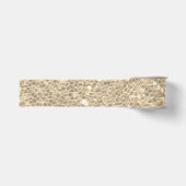 Elegante Champagne Glitter Sparkle Sequin Grosgrain Lint (Voorkant)
