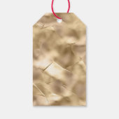  Elegante Champagne Gouden Glam Cadeaulabel (Achterkant)