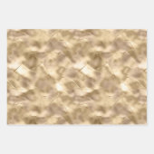Elegante Champagne Gouden Glam Inpakpapier Vel (Voorkant)