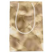  Elegante Champagne Gouden Glam Medium Cadeauzakje (Voorkant)