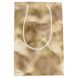 Elegante Champagne Gouden Glam Medium Cadeauzakje