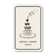  Elegante Champagne Tower Sketch