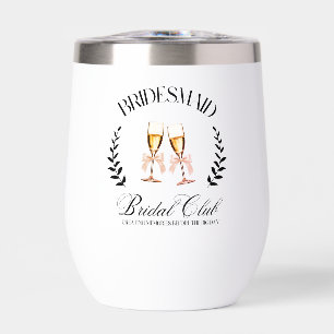 Elegante champagneglazen Bruidsclub