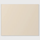 Elegante Champagnetint Effen Kleur Bruiloft Cadeaupapier (Vlak)