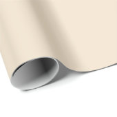 Elegante Champagnetint Effen Kleur Bruiloft Cadeaupapier (Rol Hoek)